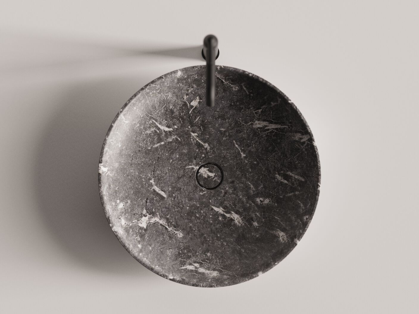 Круглый умывальник из натурального камня Agape SESSANTA ARCH-00147634