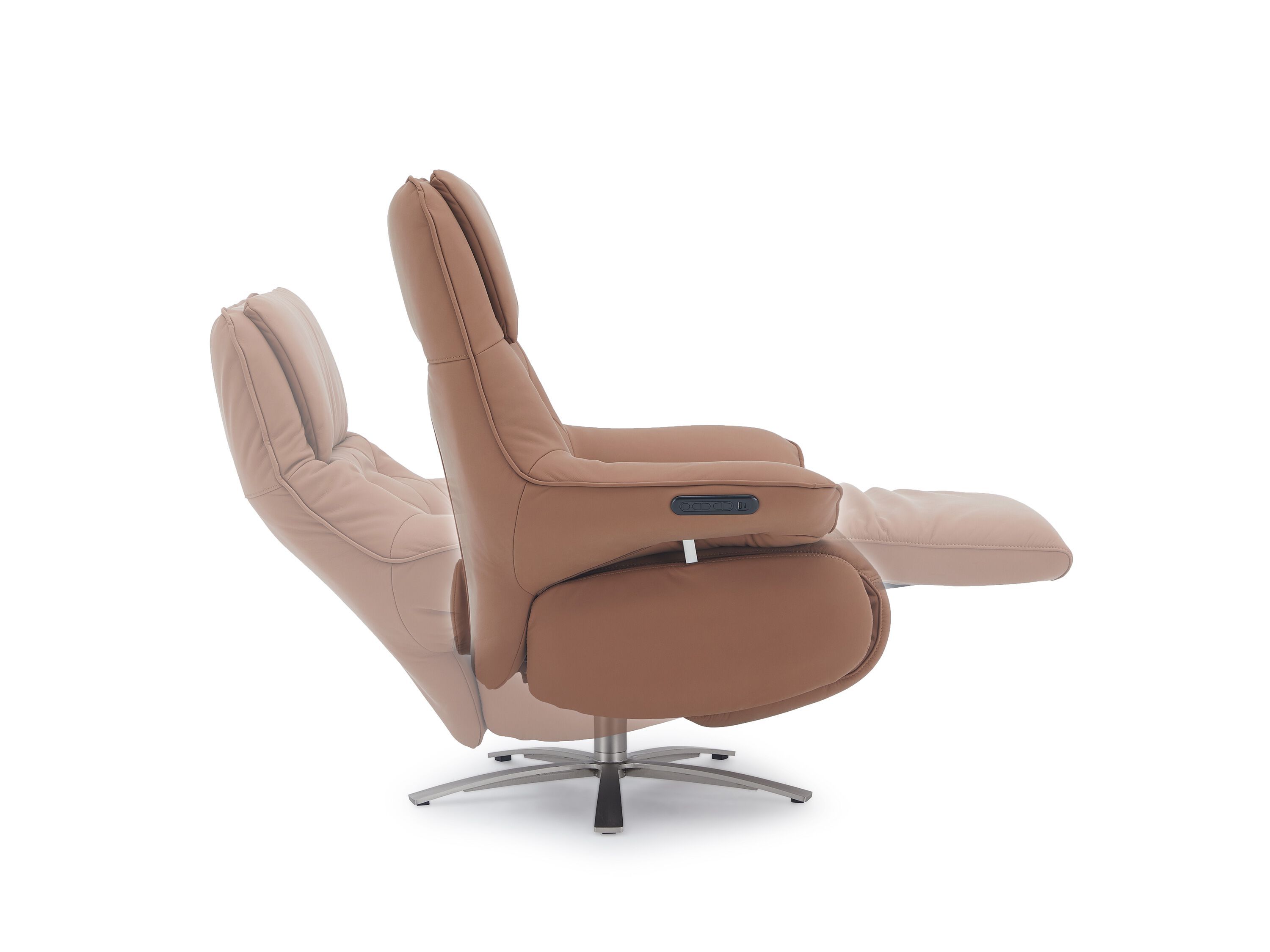 Кожаное вращающееся кресло с электрическим движением CAMPO DE' FIORI NORTH STAR ARCH-00031219 - Вид №4