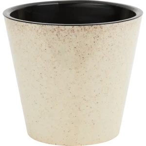 Кашпо Homver London ø16 h14.5 см v1.6л пластик светло-бежевый