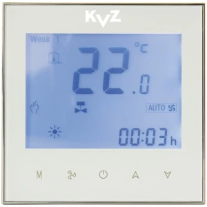 91331745 Терморегулятор для внутрипольного конвектора Kvz КТ-210/W электронный цвет белый STLM-1413876
