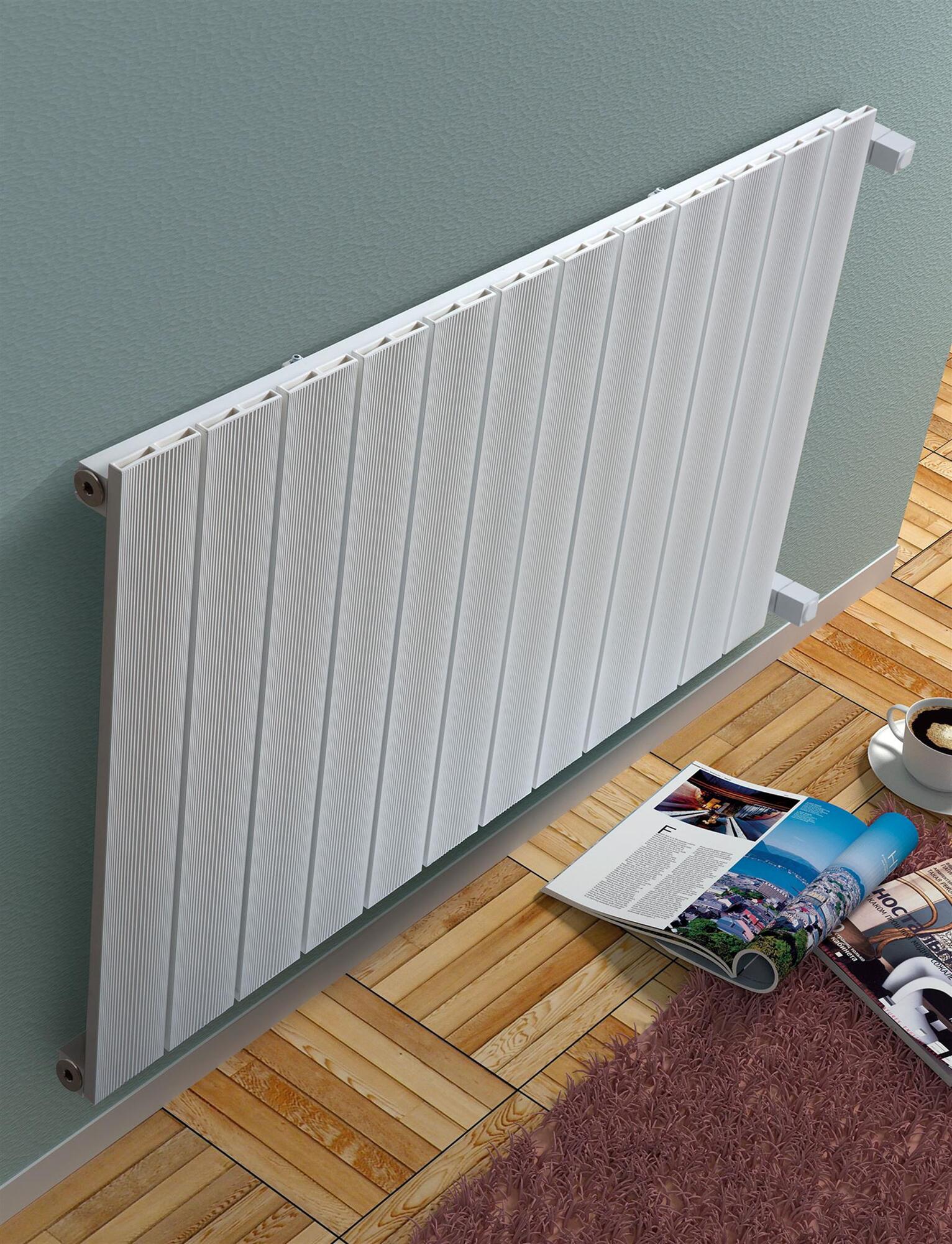 Радиатор Hammam MIMOSA Aluminium radiator комбинированный; электрический или водяной Алюминий  - Вид №27