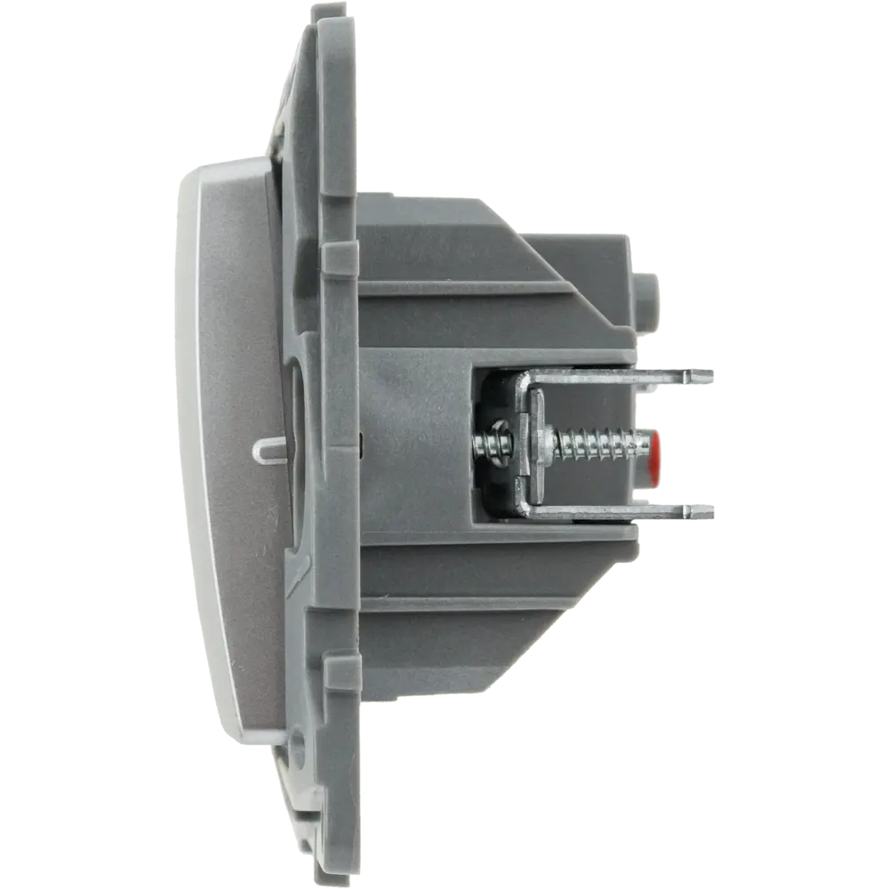 Legrand Etika: Проходной выключатель с 1 клавишей в алюминиевом исполнении 82496546 STLM-0028720 - Вид №4