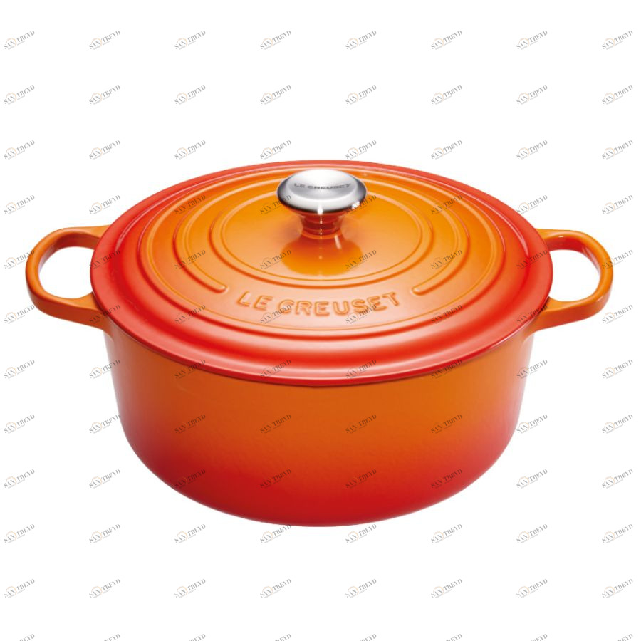 Кастрюля чугунная Le Creuset, Ø22 см, оранжевая 21177220902430