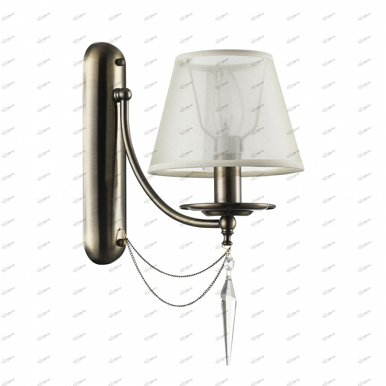 Бра настенное бронзовое Garcia FR2908-WL-01-BZ FREYA CLASSIC 00-3957475 Бронза