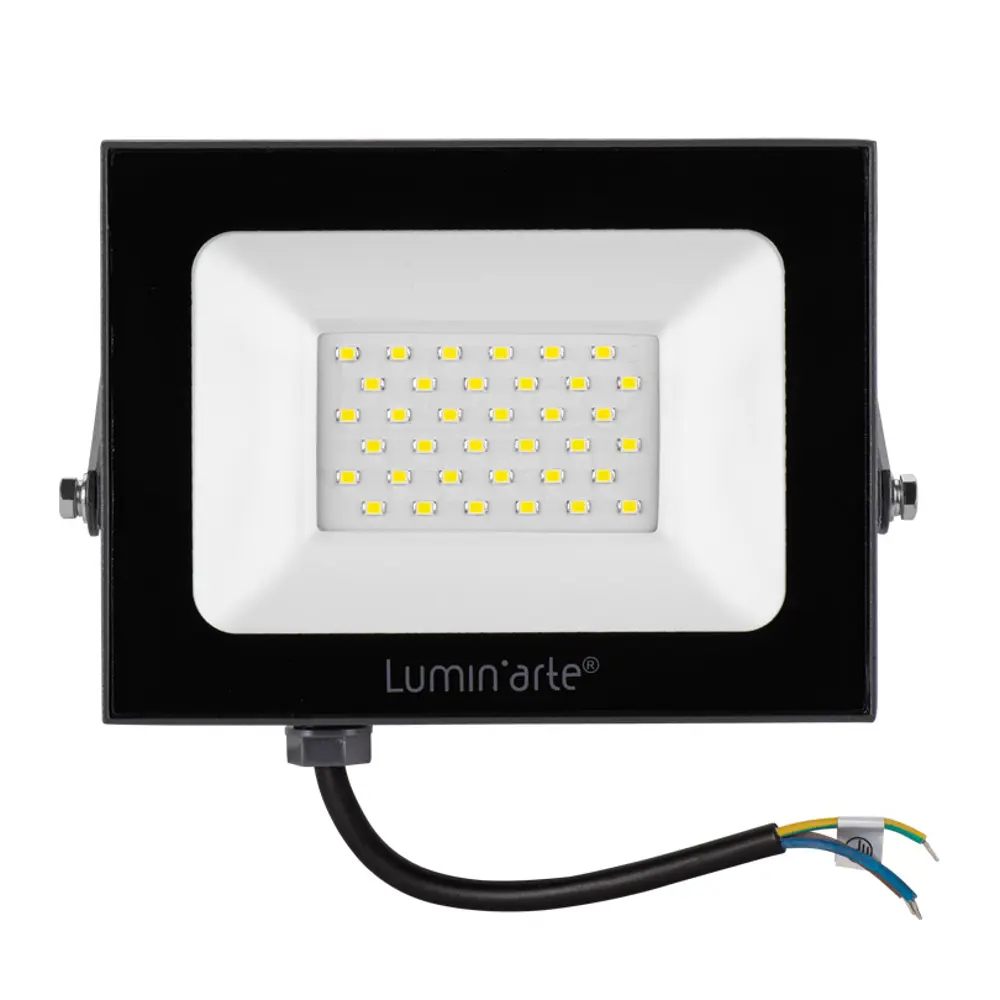 Прожектор светодиодный уличный Luminarte 50 Вт 5700K IP65 холодный белый свет LUMIN ARTE STLM-2126576 - Вид №2