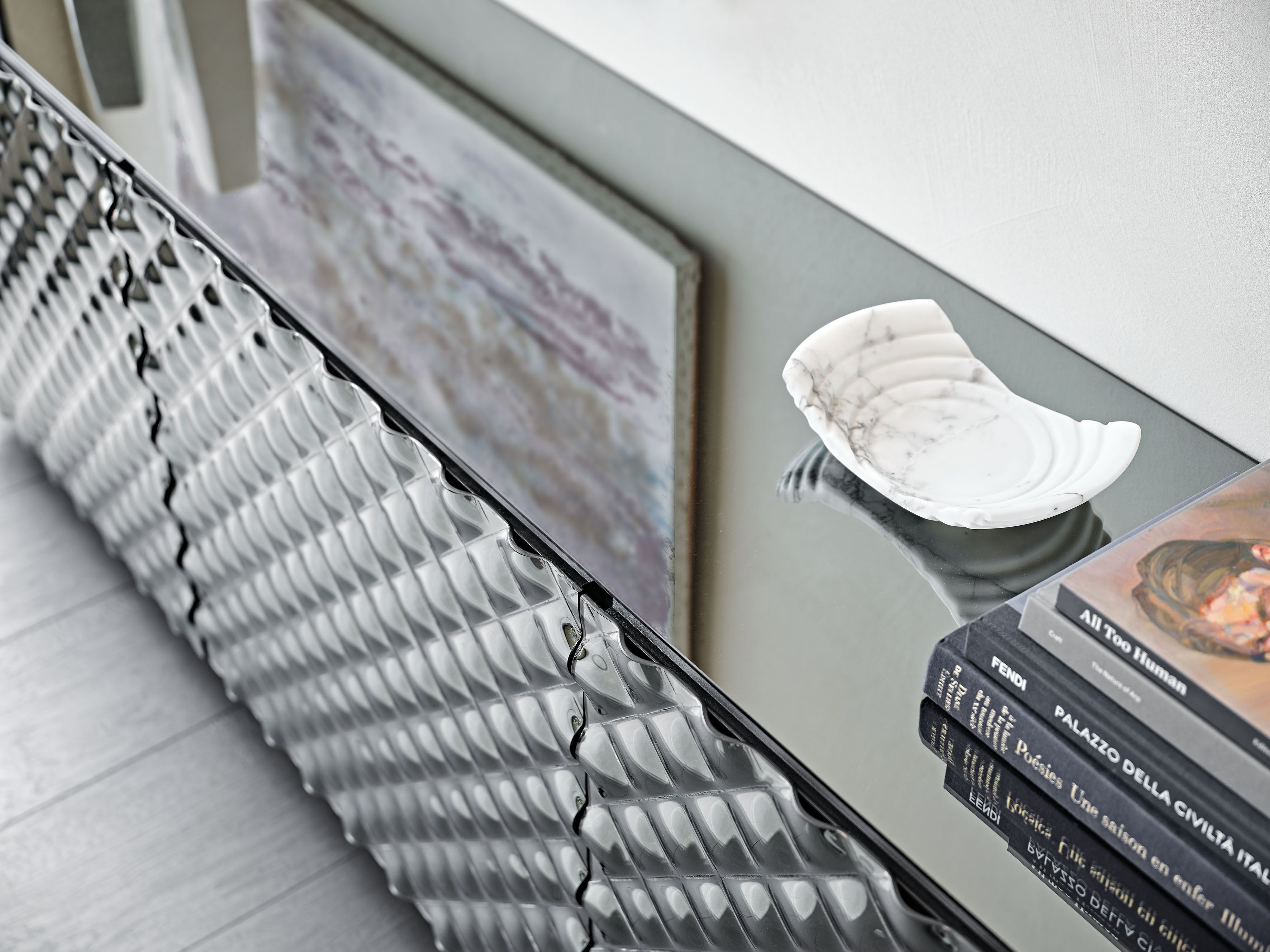 Шкаф из зеркального стекла с распашными дверями Cattelan italia VIVALDI ARCH-00099782 - Вид №3