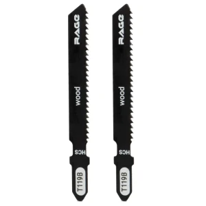 Биметаллические пилки Rage T119B для чистого реза древесины, 2 шт 89432660