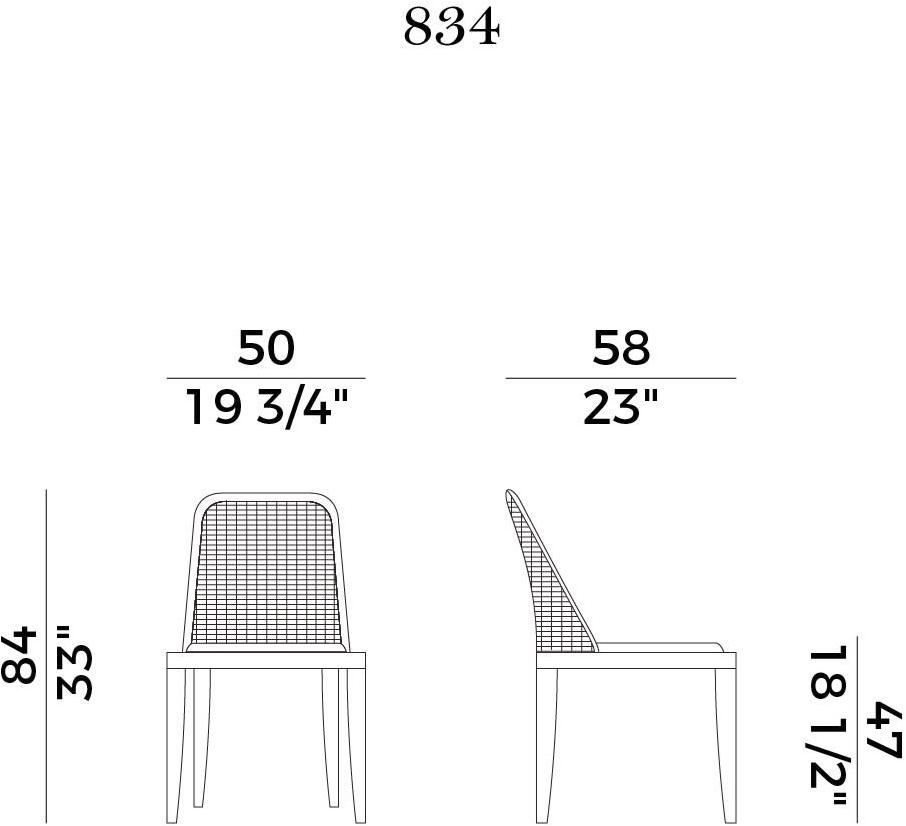Potocco Стул ясеня Grace 834 - Вид №2
