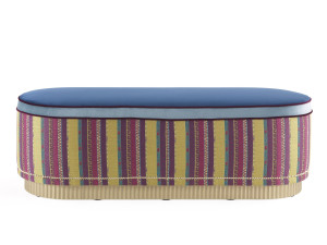 Бархатная мягкая скамейка