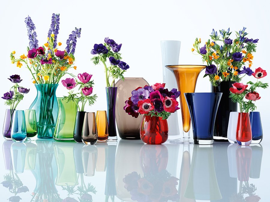 Ваза в форме бутона flower colour 14 см лайм LSA INTERNATIONAL - 253386 Зеленый  - Вид №4