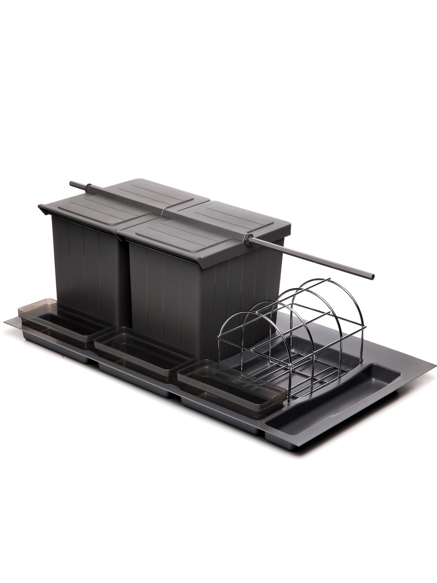 Система сортировки мусора Omega Duet/Top 900/31 Anthracite NAVAKO 10133