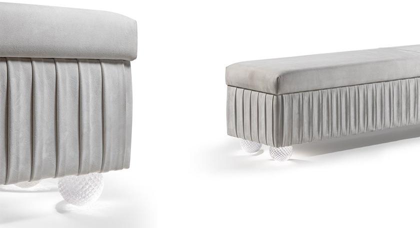 Reflex Скамья для хранения, обитая кожей Plissè Plissé sun-id-1401731 - Вид №1