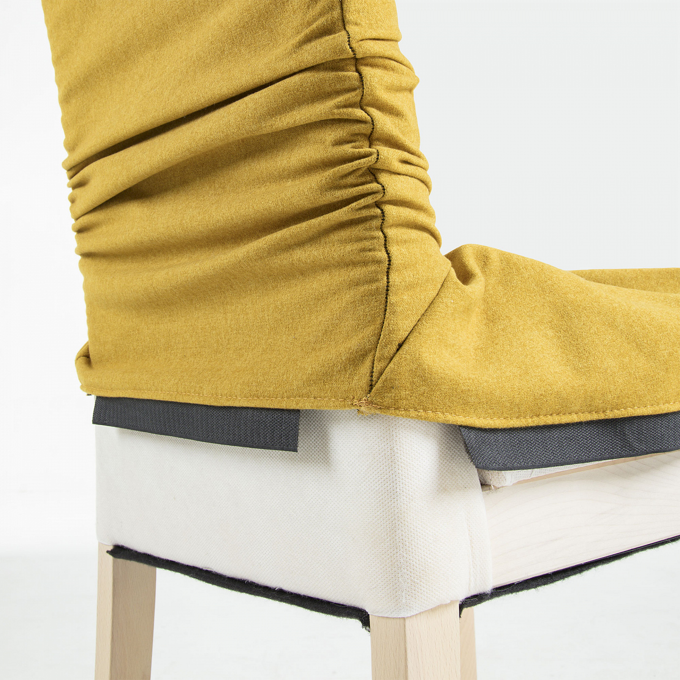 053403 Стул Freia светло-серый ножки натуральные La Forma Freda  - Вид №4