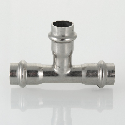 VTi.931.I.281528 Фитинг из нержавеющей стали – пресс-тройник Valtec 28 x 15 x 28 мм  - Вид №4