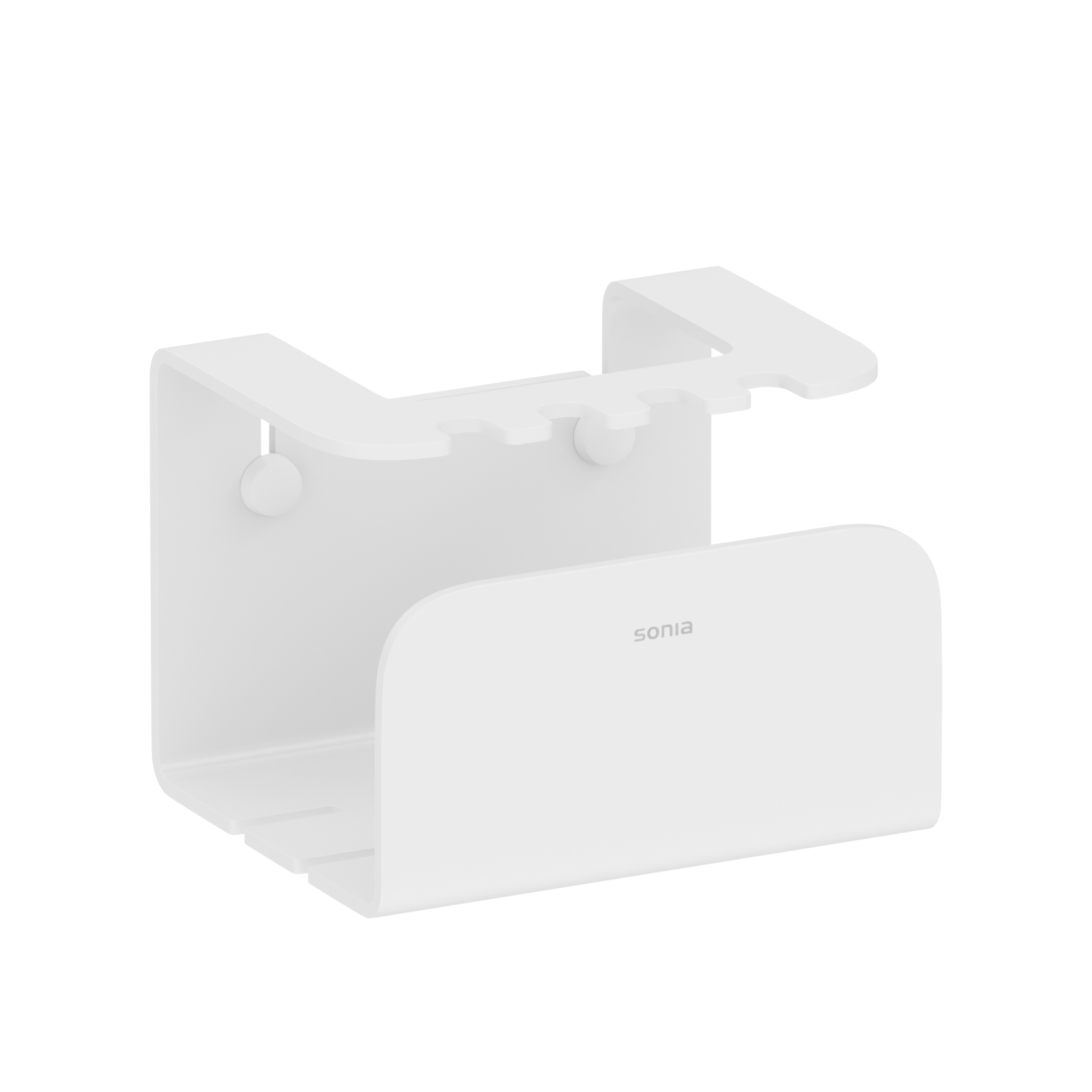 185559 Держатель для зубных щеток 12 см цвет Серый Sonia QUICK Испания