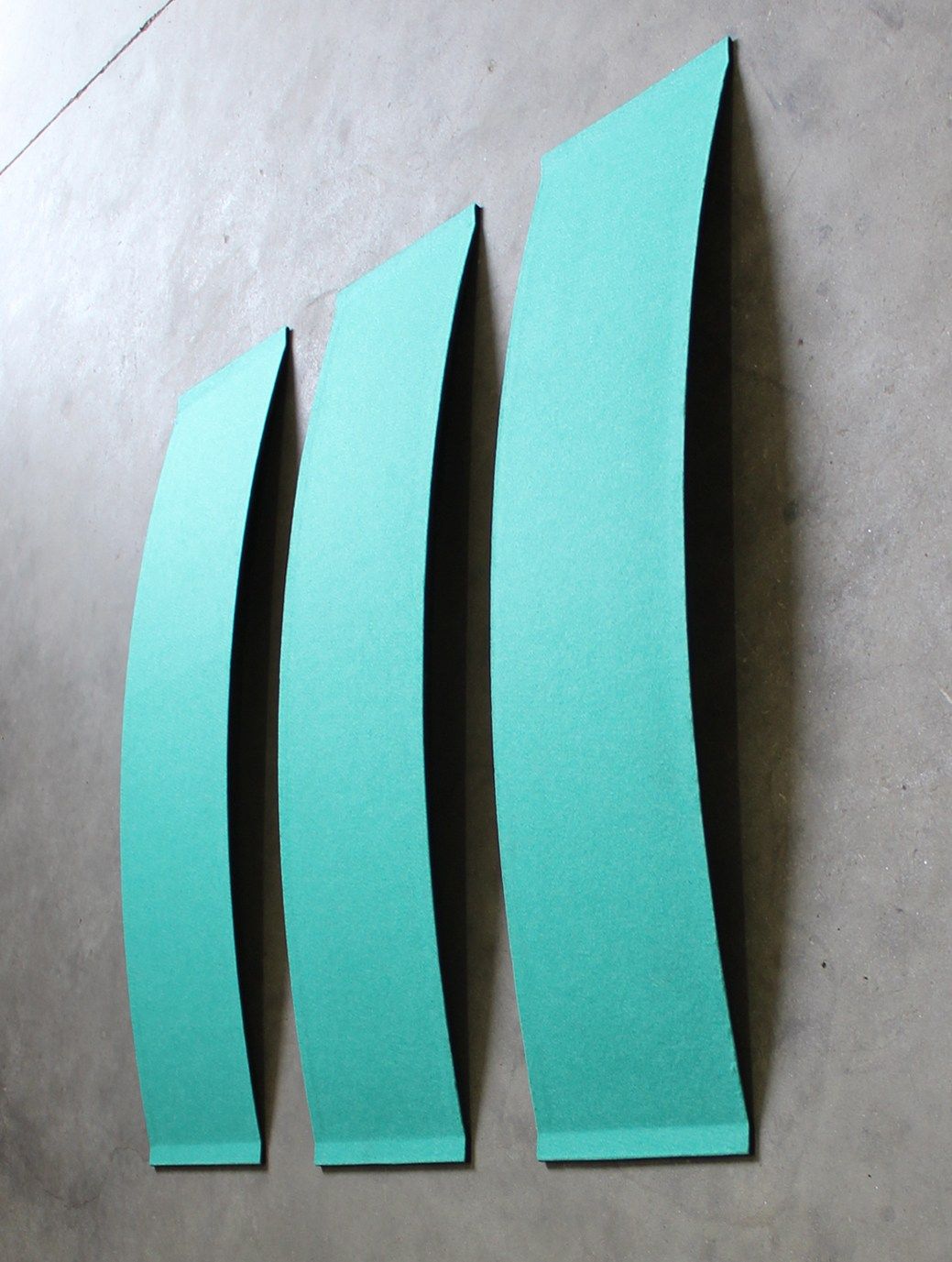 Термоформованная стеновая звукопоглощающая мономатериальная панель Slalom ECOrange ARCH-00103875 - Вид №3