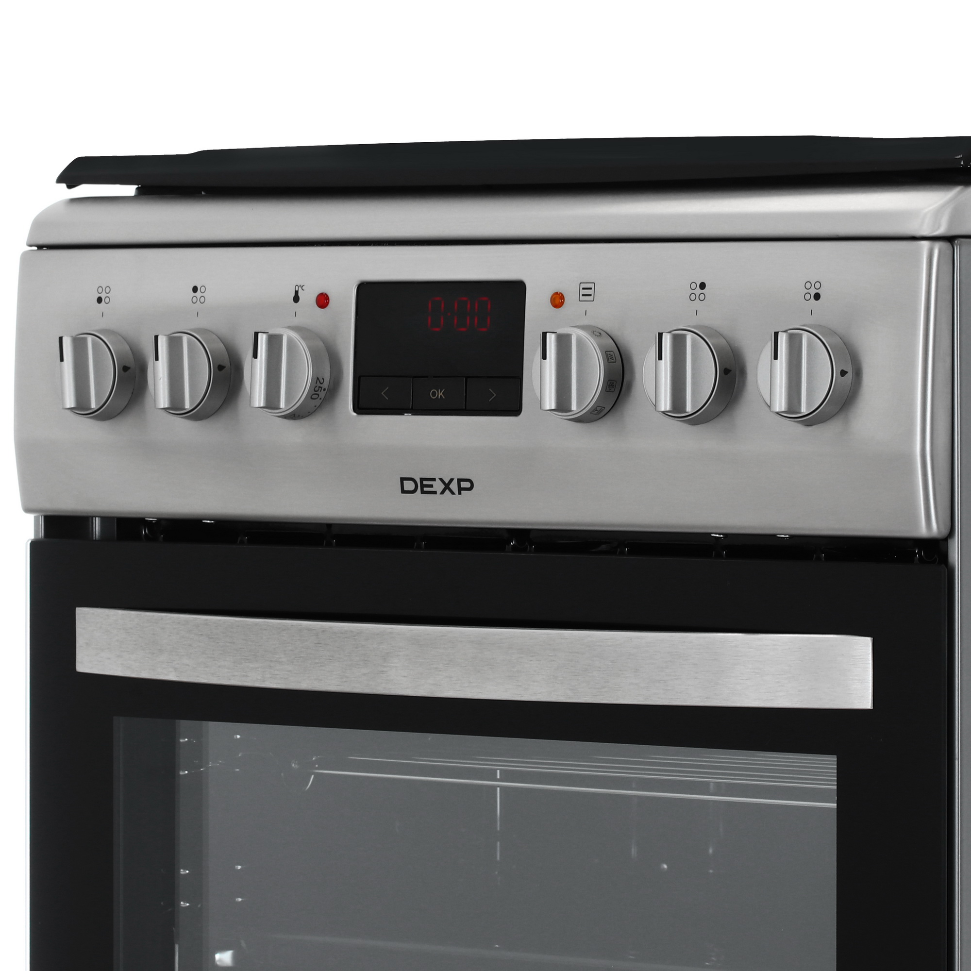 9098496 Комбинированная плита DEXP M35-1SLV серебристый STDN-0109681 - Вид №3