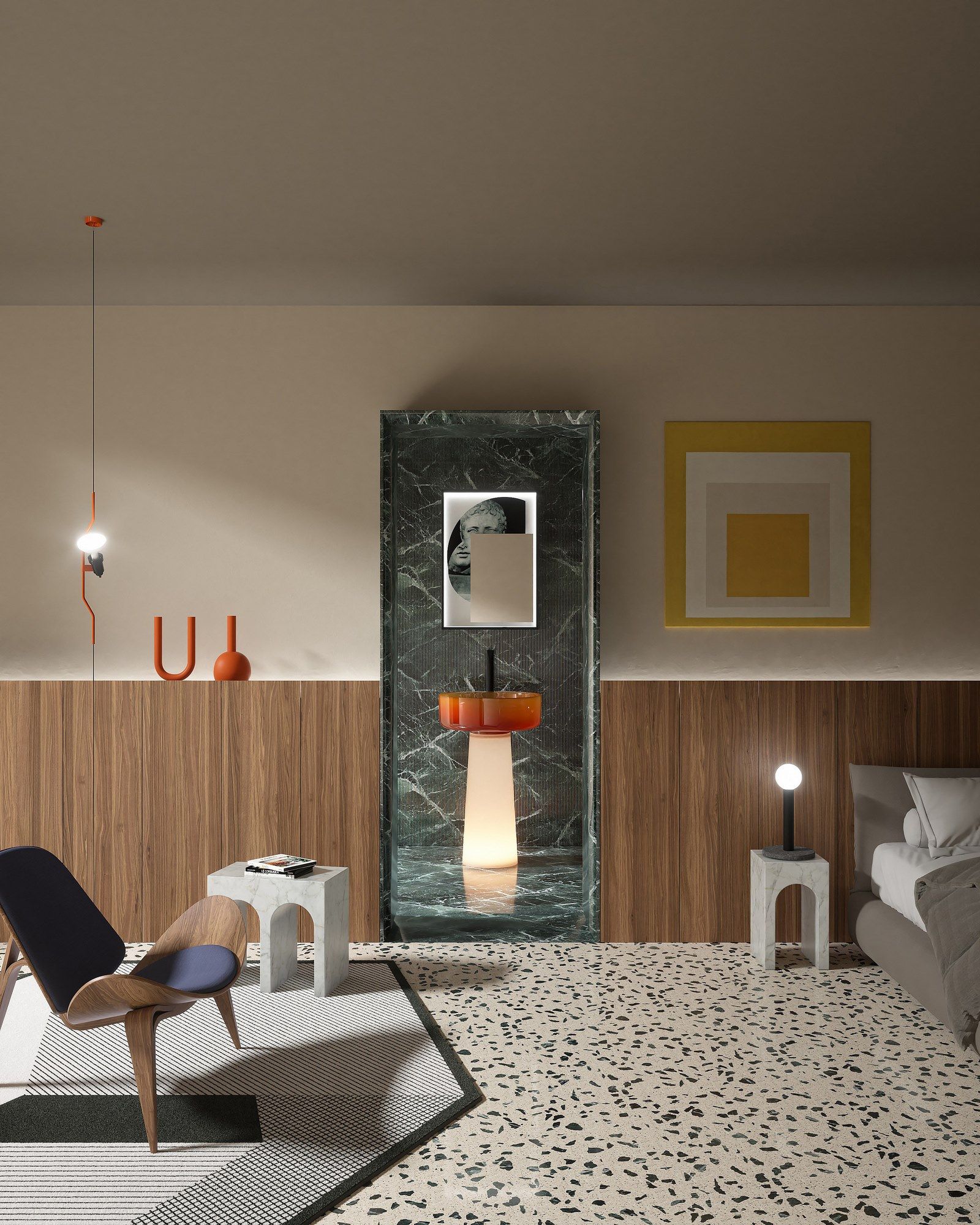 Круглая отдельно стоящая раковина из Cristalmood® и Flumood Antoniolupi ALBUME LUX ARCH-00089824 - Вид №5