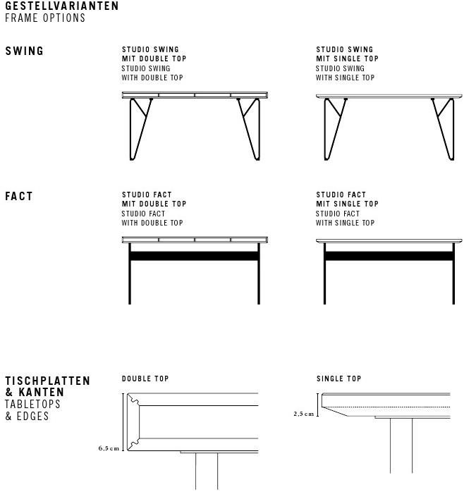 BENE Модульный стол Studio sun-id-1350628 - Вид №3