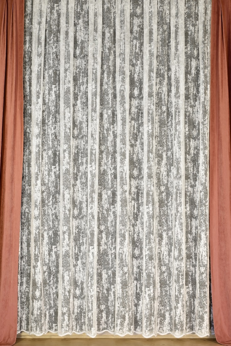 Тюль ELIT HOME Жаккард сетка белый 290 см 85337333 STLM-0061813