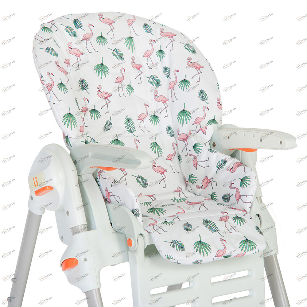 Съемный чехол для стульчика для кормления Flamingo VAMVIGVAM FLAMINGO 281519 Белый Santreyd 