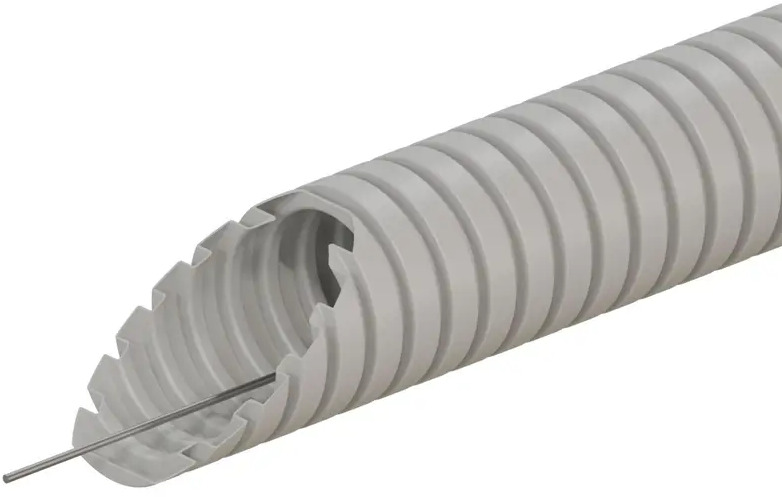 LEXMAN Гофрированная труба ПВХ 32 мм для электропроводки 25 м 88011036