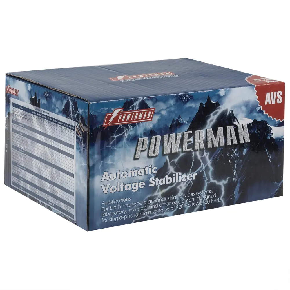 Стабилизатор напряжения Powerman AVS 1500P - защита техники от скачков 15644298 STLM-0006228 - Вид №3