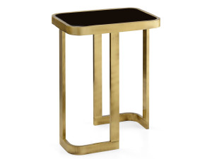 Хрустальный прямоугольный низкий журнальный столик