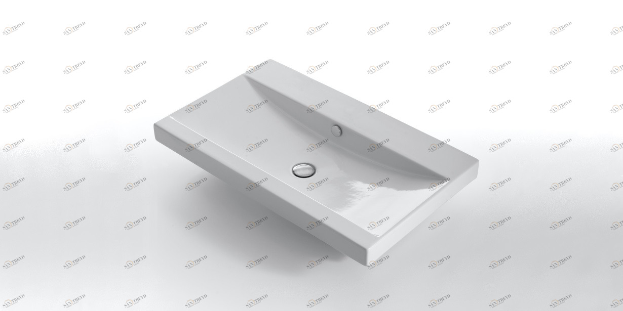 EASLA80 Накладная раковина на столешницу  овальная Ceramica Cielo 