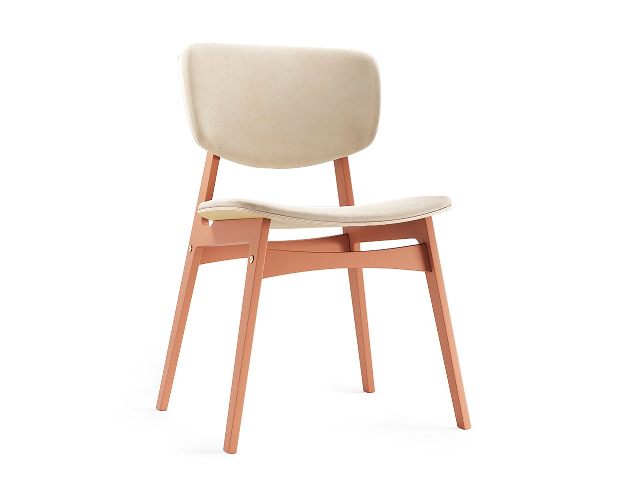 Мягкий стул SID Светлая берёза / тоскана / Ткань категория 2, арт. 002 THE IDEA  210640 Бежевый  - Вид №1