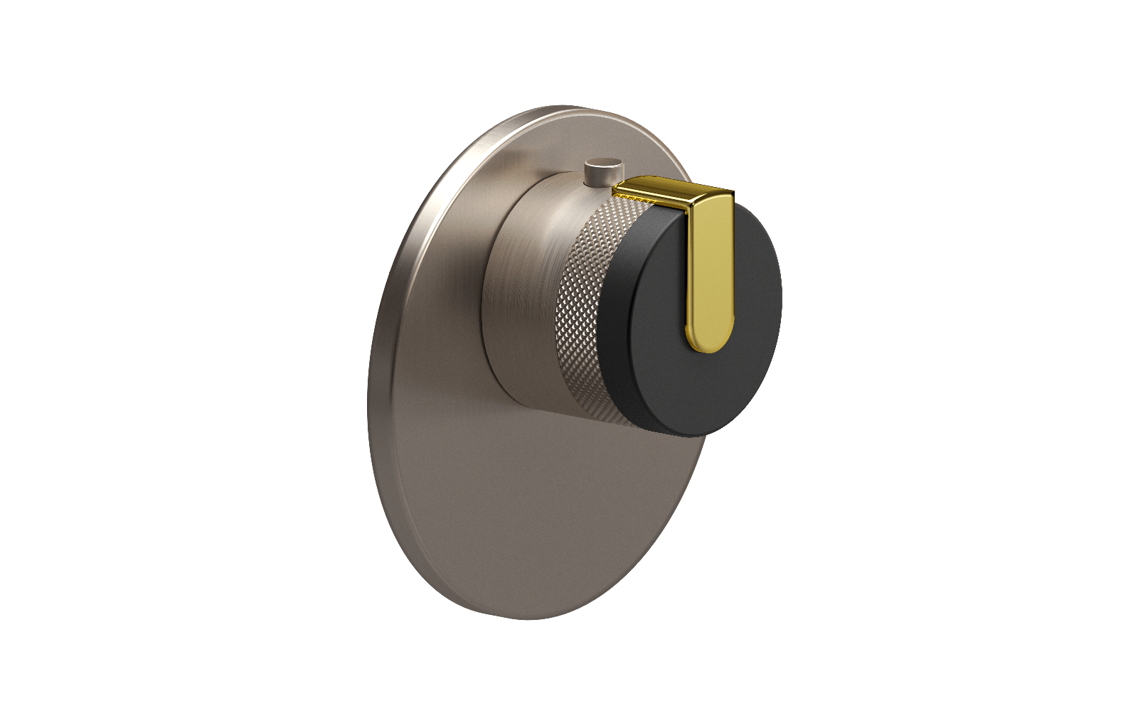 E-8027-R1MBKE-L1PB-BNi-T Термостатический переключатель 3/4-Внешняя часть GRAFF MOD+