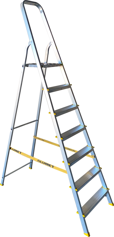 Стремянка алюминиевая с анодированным покрытием Premium ALUMET APA 7007