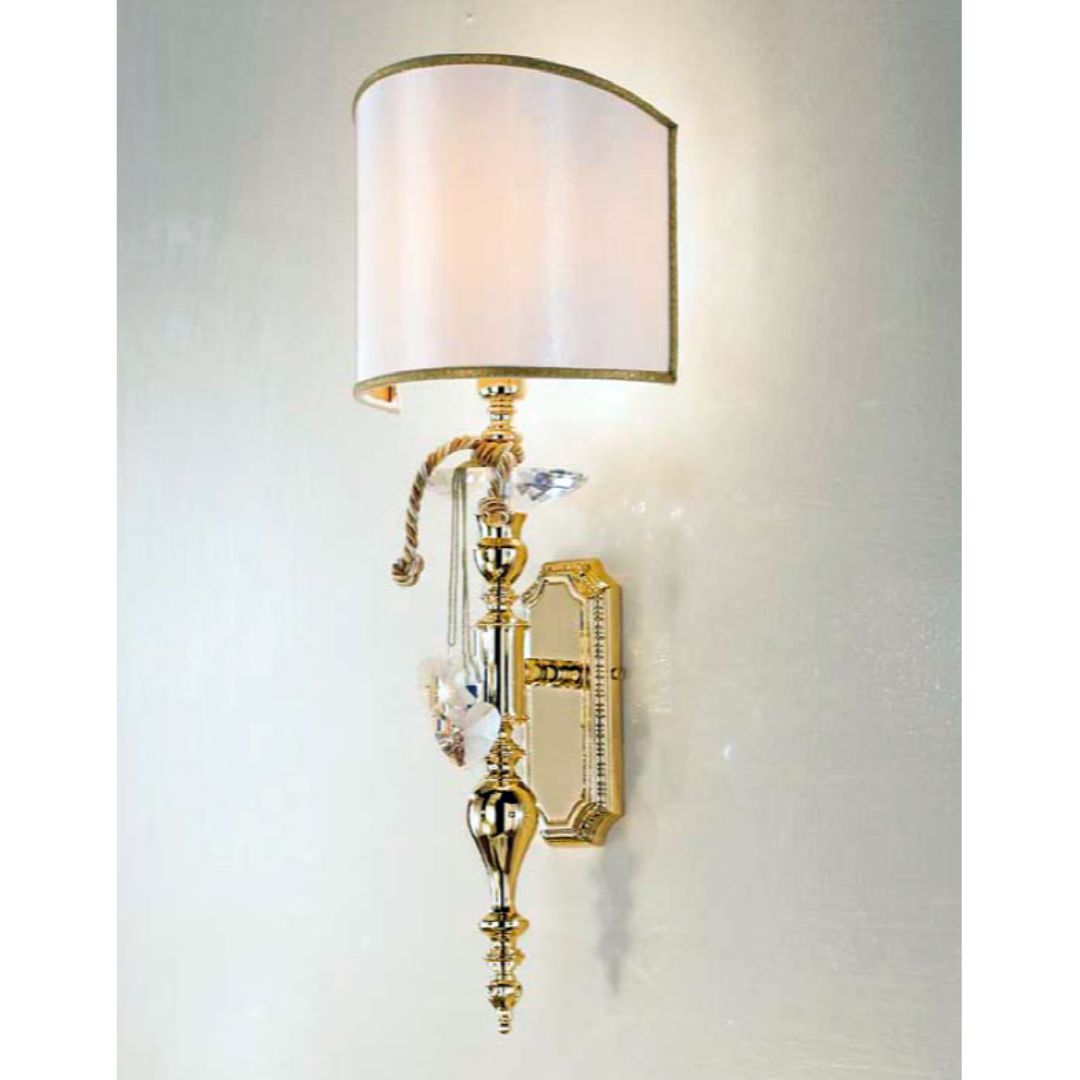 Masiero VE 1002 A1 G04 shiny chrome /white/silver бра 116523 - Вид №1