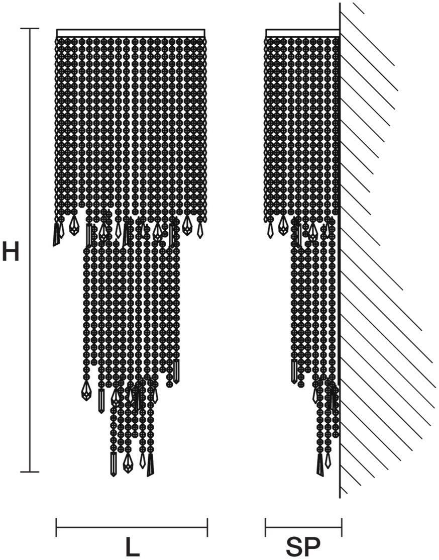 Masiero Галогенный бра из хромированного металла с кристаллами Impero & deco sun-id-1507227 - Вид №3