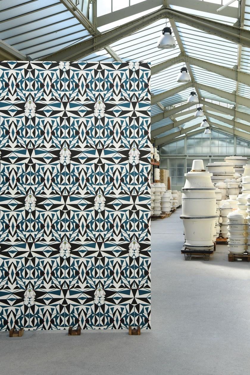 LELIEVRE Флизелиновые обои с геометрическим рисунком Deuxieme chapitre - jean cocteau 6461 - Вид №2