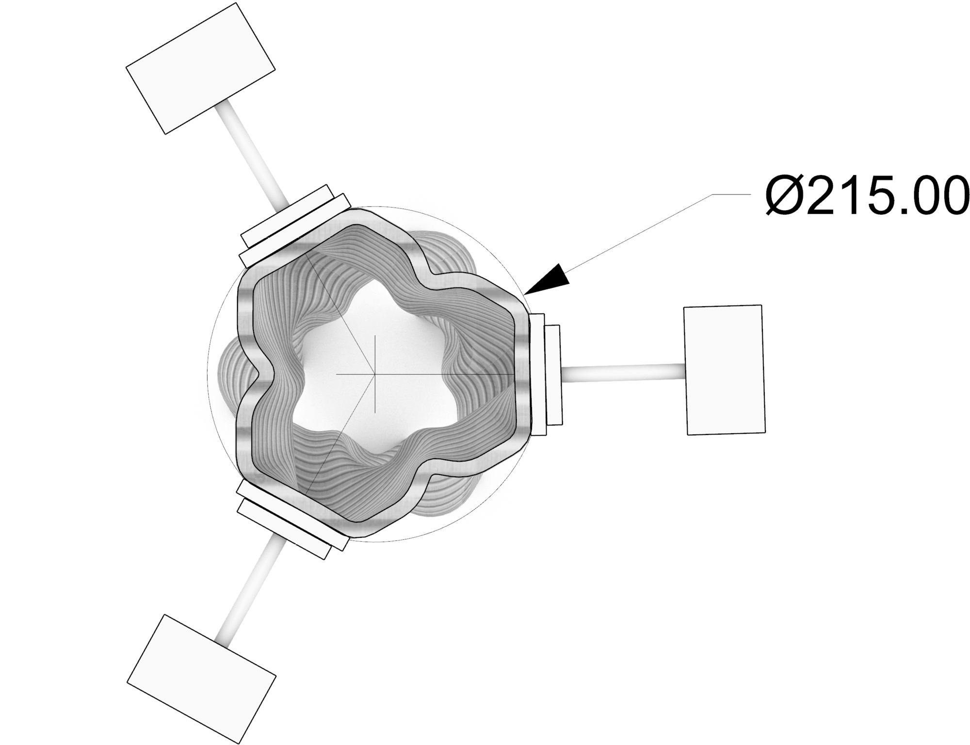 Concreative Многофункциональный столб из бетона с 3D-печатью  1903-040  - Вид №8
