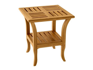 Квадратный стол из тикового дерева decò