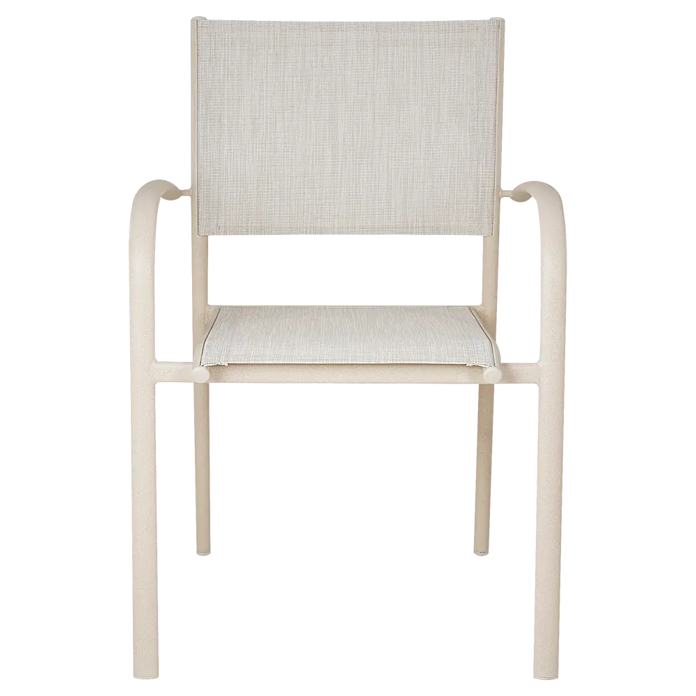 Стул садовый BEGINIA Lazo 56.5x57x85 см сталь бежевый STLM-2015904 - Вид №6