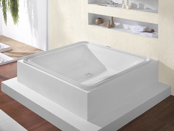 Акриловая квадратная полутвердая ванна HOESCH Ergo+ ARCH-00084971