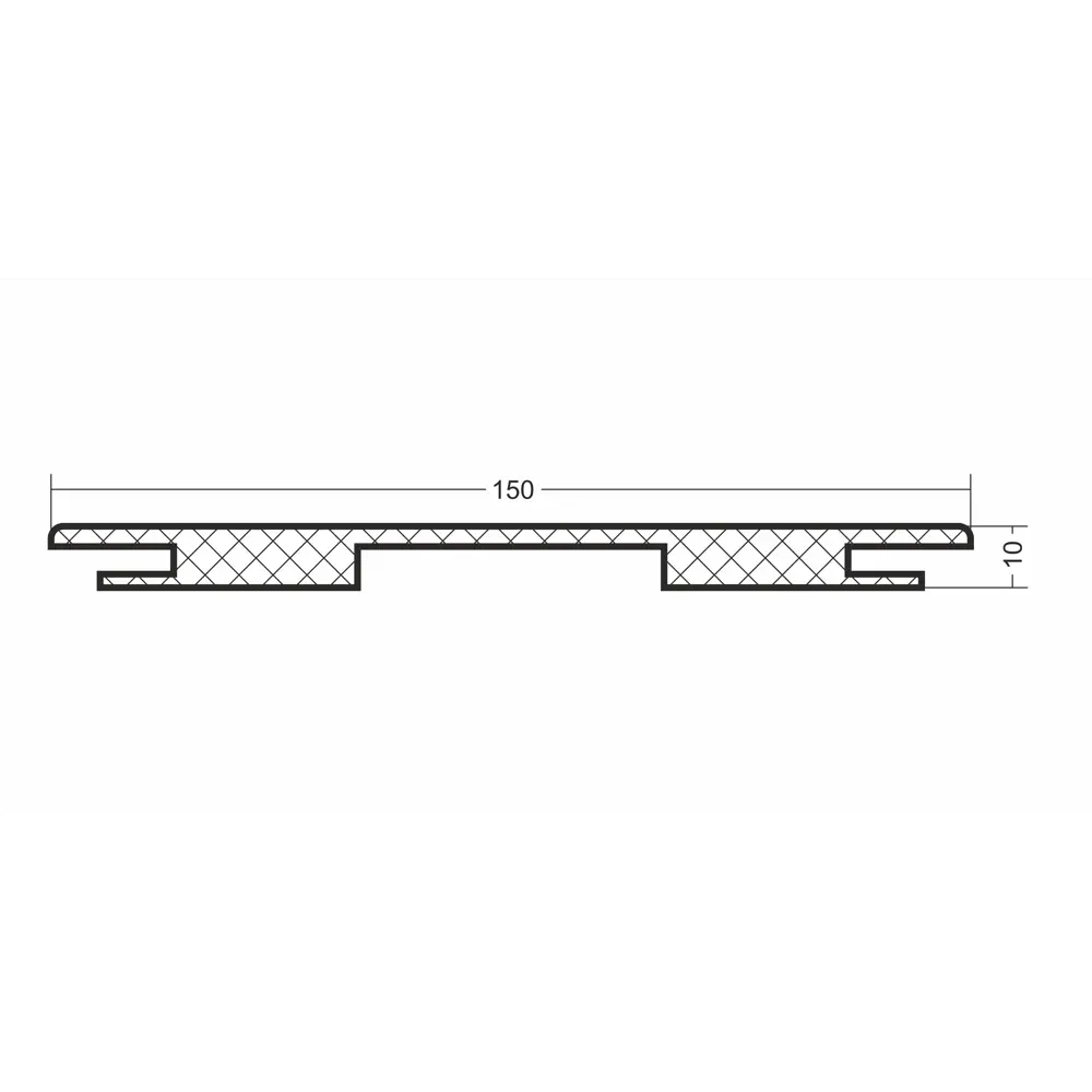 89364009 Добор дверной коробки Амелия 2070x150x10 мм ПВХ цвет рустик серый STLM-1389848 МАРИО РИОЛИ  - Вид №2