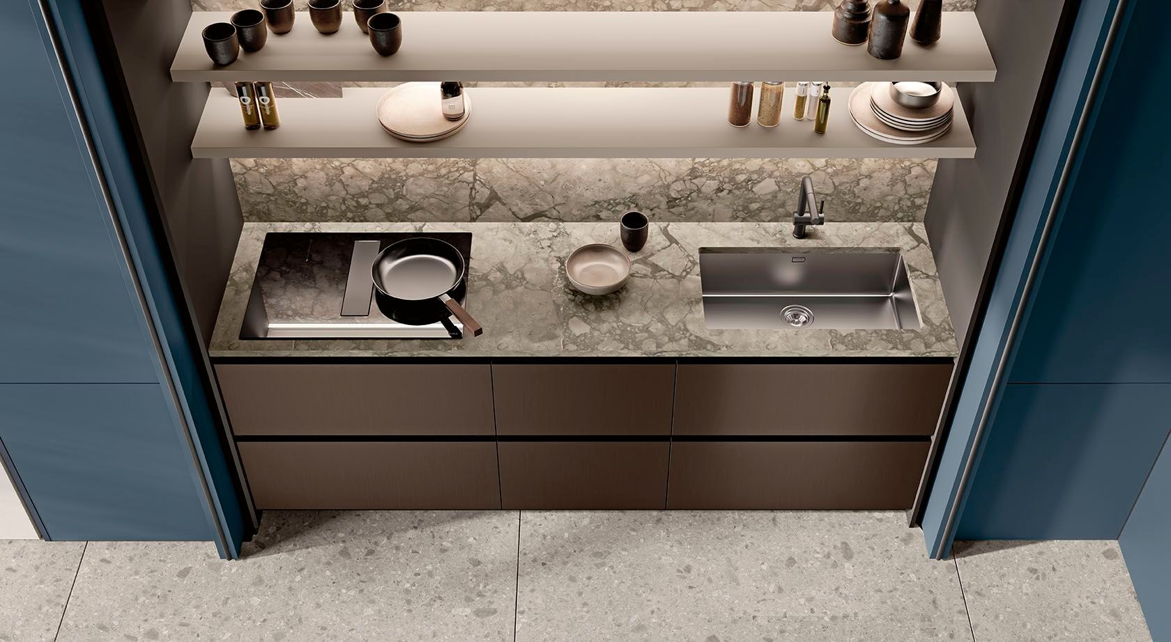 Встроенная кухня Febal Casa Origina ARCH-00127863 - Вид №49