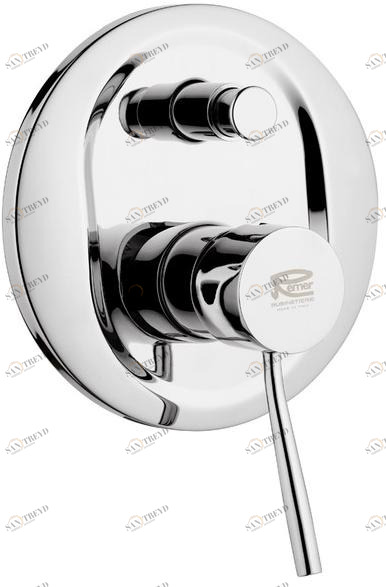 Remer Rubinetterie Смеситель для душа, однорычажный, с переключателем Minimal N 09