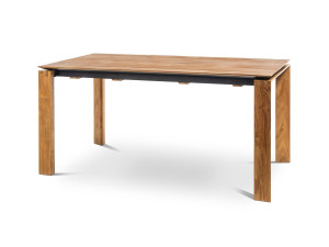 Выдвижной прямоугольный стол из тикового дерева