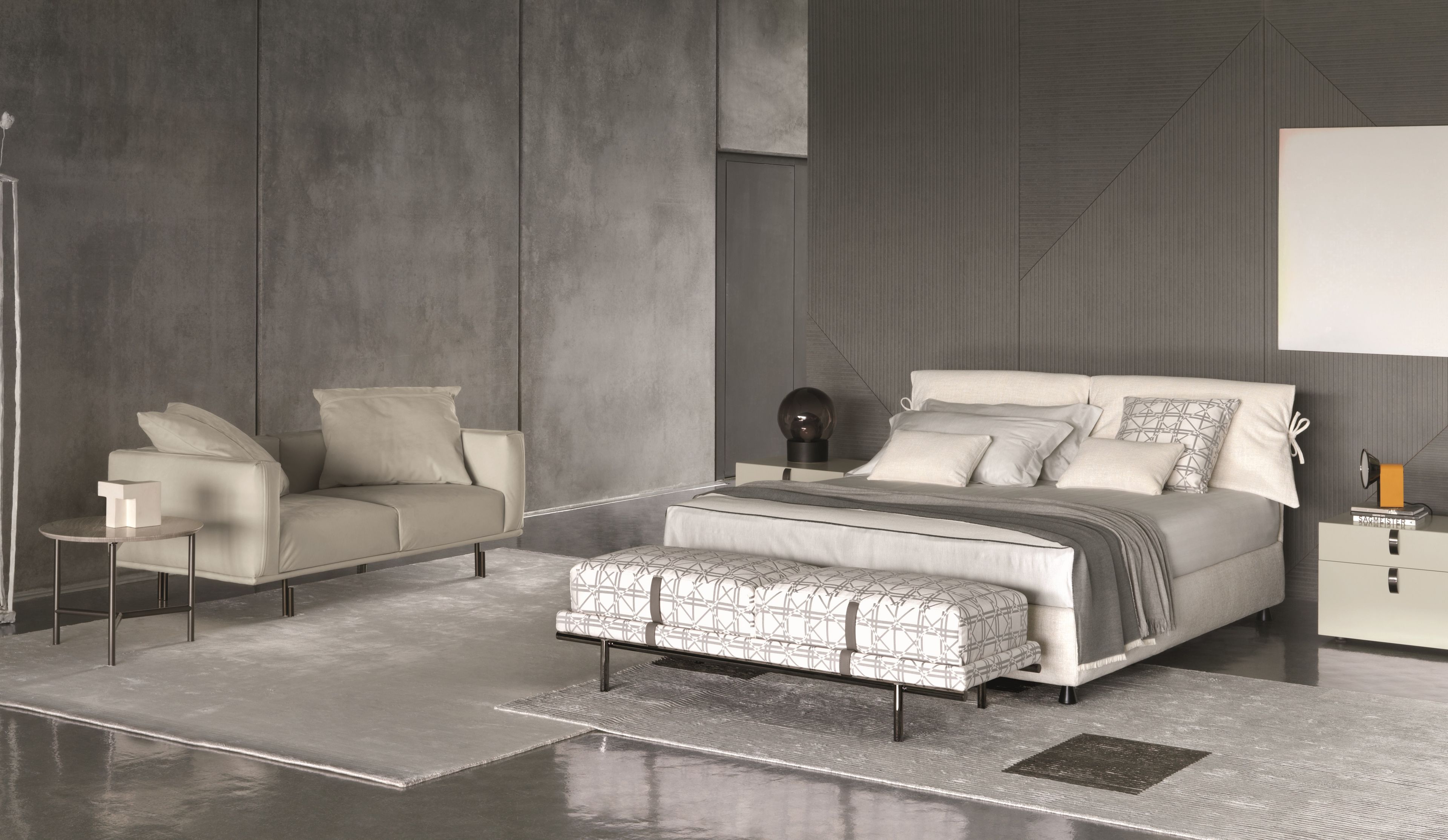 Съемная двуспальная кровать Flou Nathalie ARCH-00067219 - Вид №6