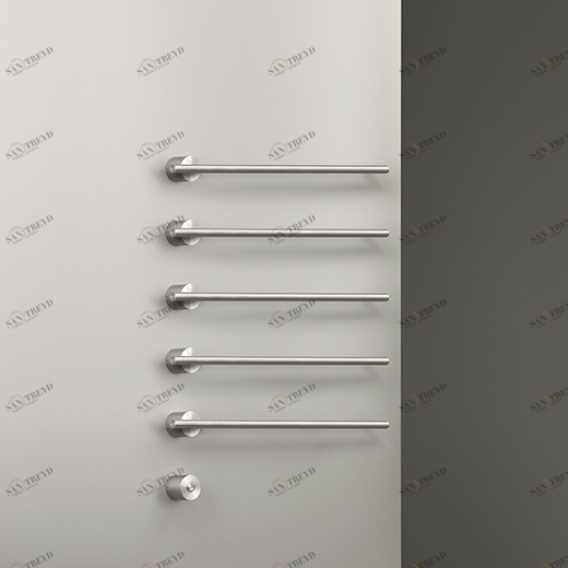 Электрический полотенцесушитель Л. 580 мм, кнопка питания включена  EQB15 CEADESIGN 