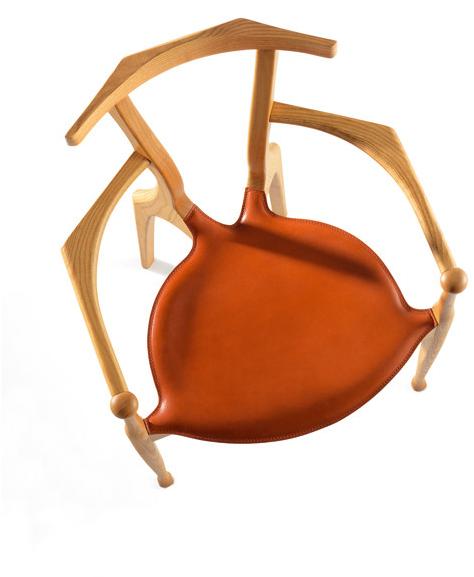 BD Barcelona Design Штабелируемый деревянный стул с подлокотниками Gaulino sun-id-1400098 - Вид №3