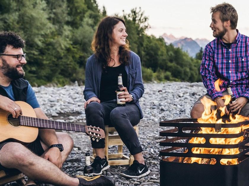 höfats Чаша для барбекю / огня из стали с порошковым покрытием Cube 020101 - Вид №7