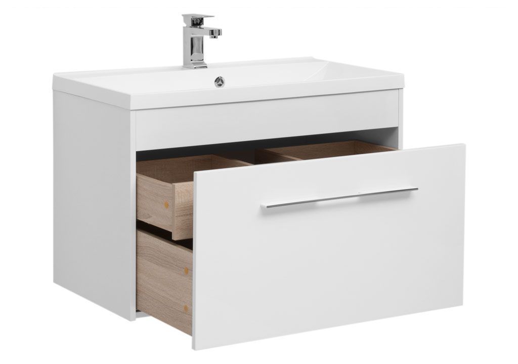 Тумба с раковиной Aquanet Августа 90 белый 0021003000204119 - Вид №1