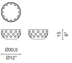 Cappellini Металлическая чаша  Po_9804  - Вид №5