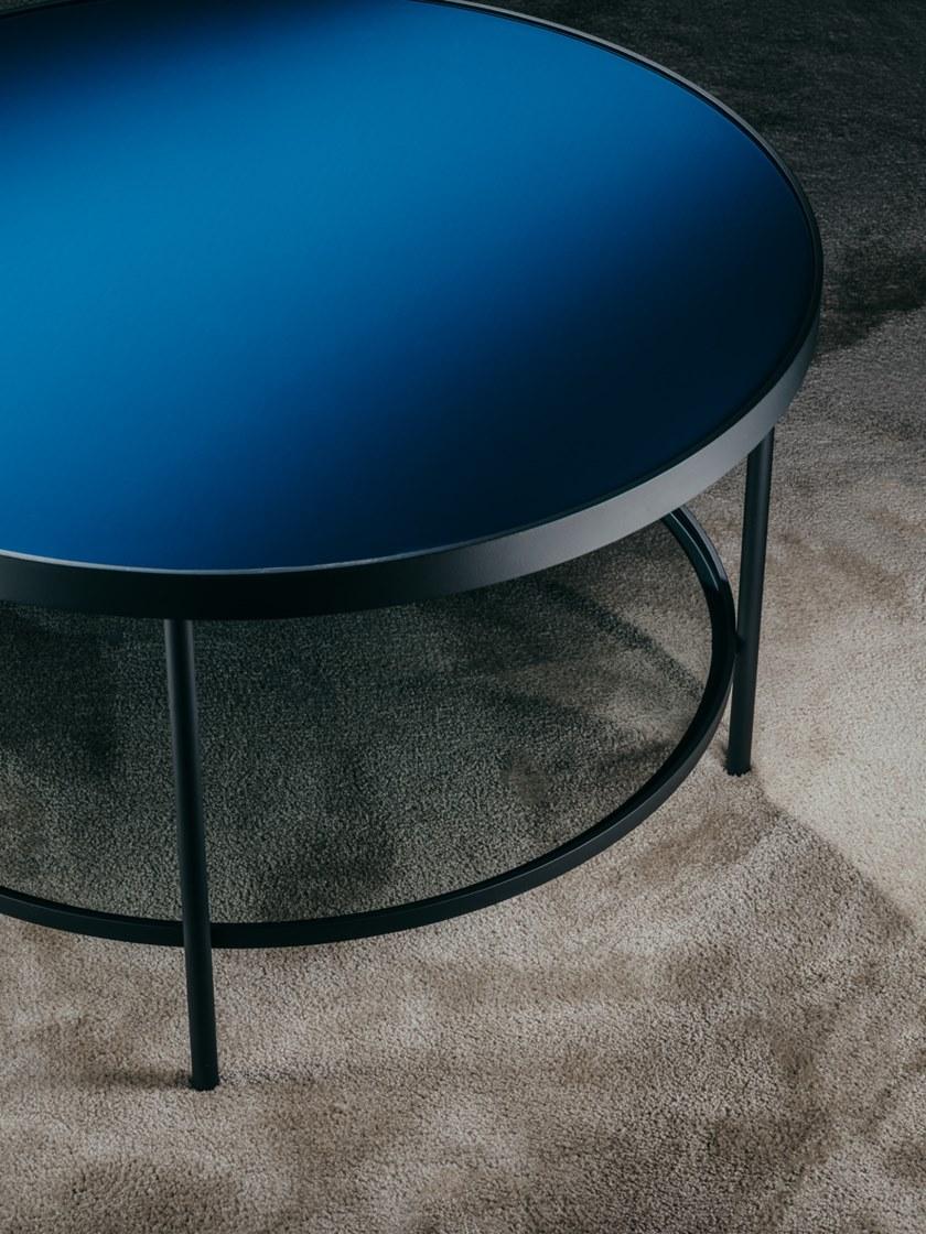 GIOPAGANI Круглый журнальный столик из дерева и стекла Fleurs du mal sun-id-1498544 - Вид №4